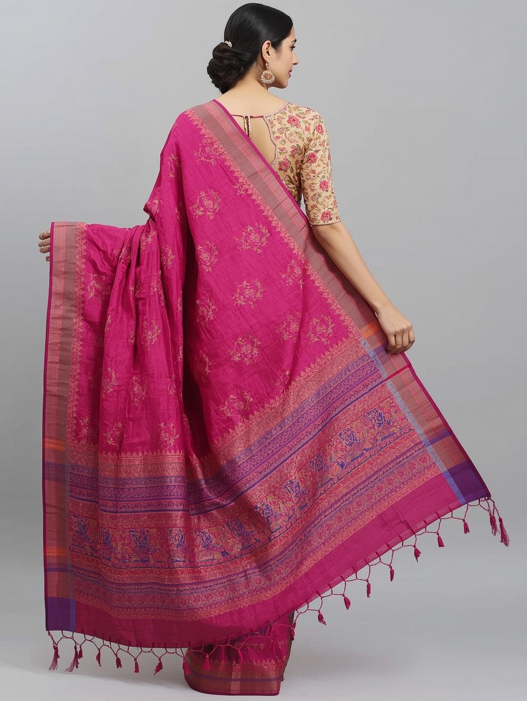 Emerald Peacock Paithani